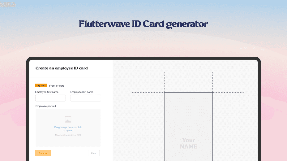 flutterwave-idcard-gen